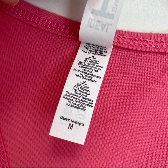 NEW Pink HELLO SUNSHINE Racerback Tank Top! Medium - Picture 6 of 8